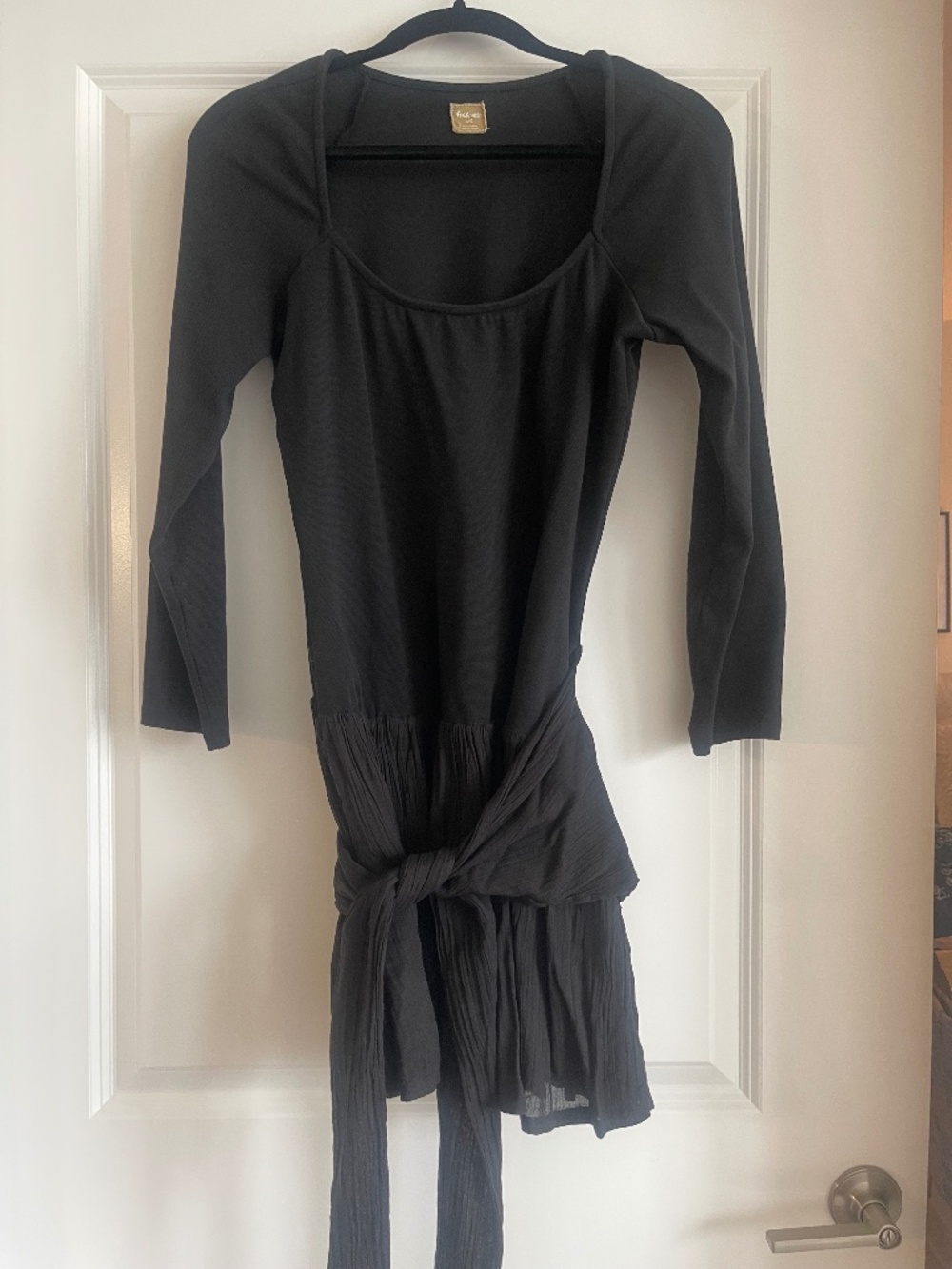 Free People Lexi Drop Waist Mini Dress